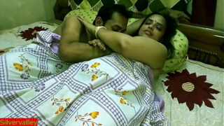 Indian hot xxx Innocent Bhabhi 2nd time sex with husband friend!! Please don’t cum inside!