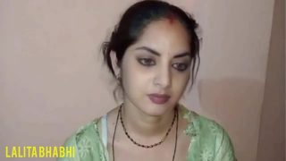 Blowjob, pussy licking and fucking sex video in hindi voice of Indian horny girl Lalita bhabhi